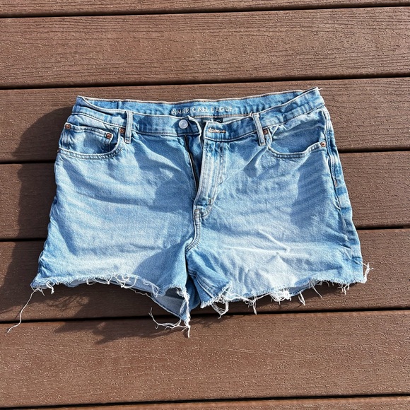 American Eagle Outfitters Pants - American Eagle Outfitters Light Blue Denim Cutoff Shorts
